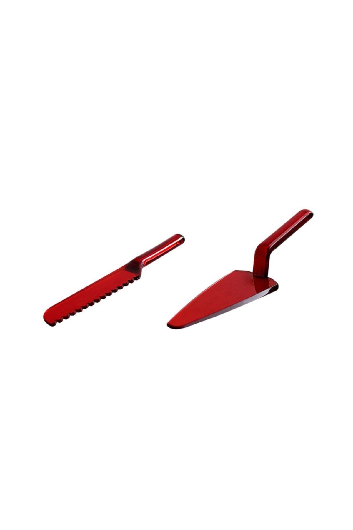 EWs Kırmızı Spatula Bıçak Seti