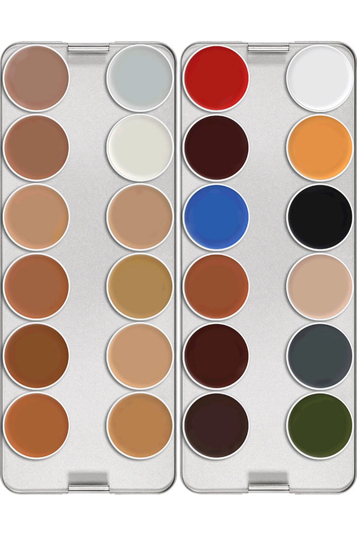 Kryolan Supracolor® Paleti 24 Renk 01008 N