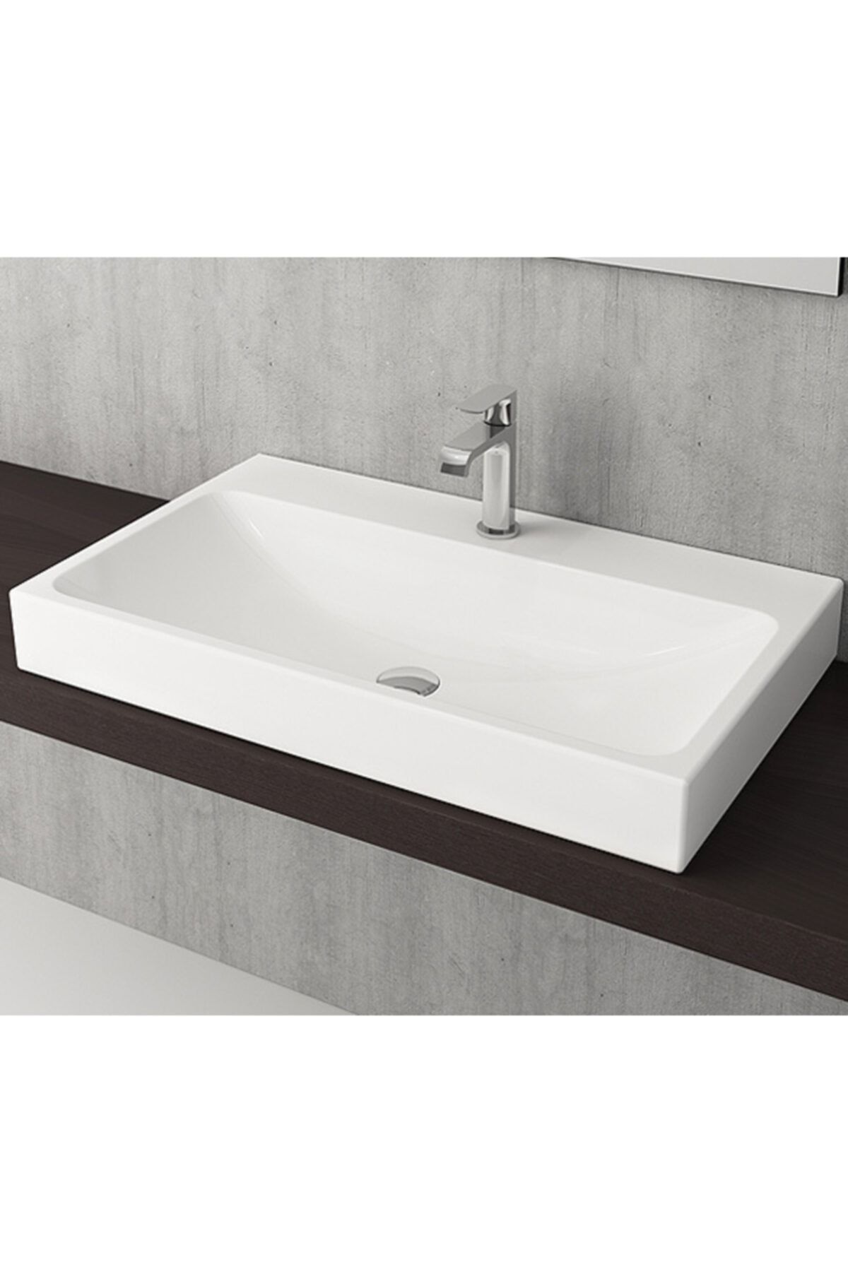 Bocchi Scala Tezgah Üstü Lavabo 80 Cm1078-001-0126