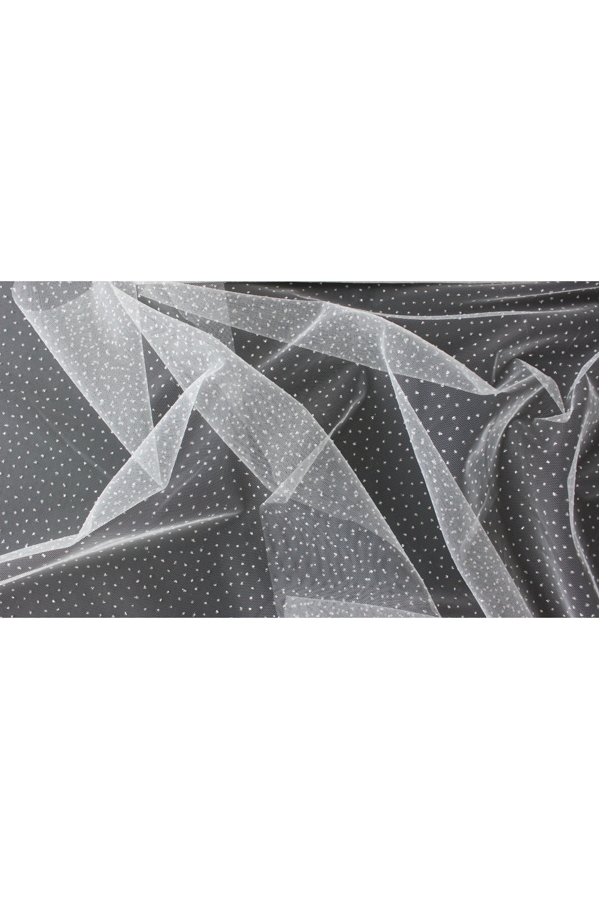 lemteks kumaş Simli Tül 50 Metre R-301