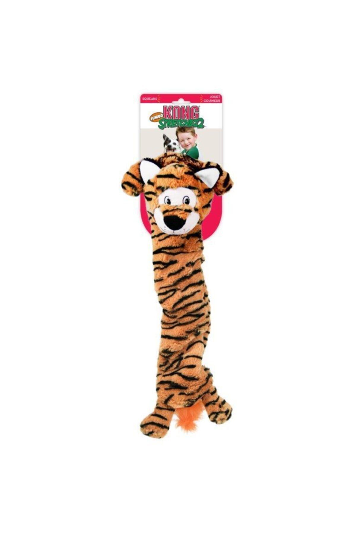 Kong Köpek Oyuncak, Stretchezz Jumbo Kaplan, XL