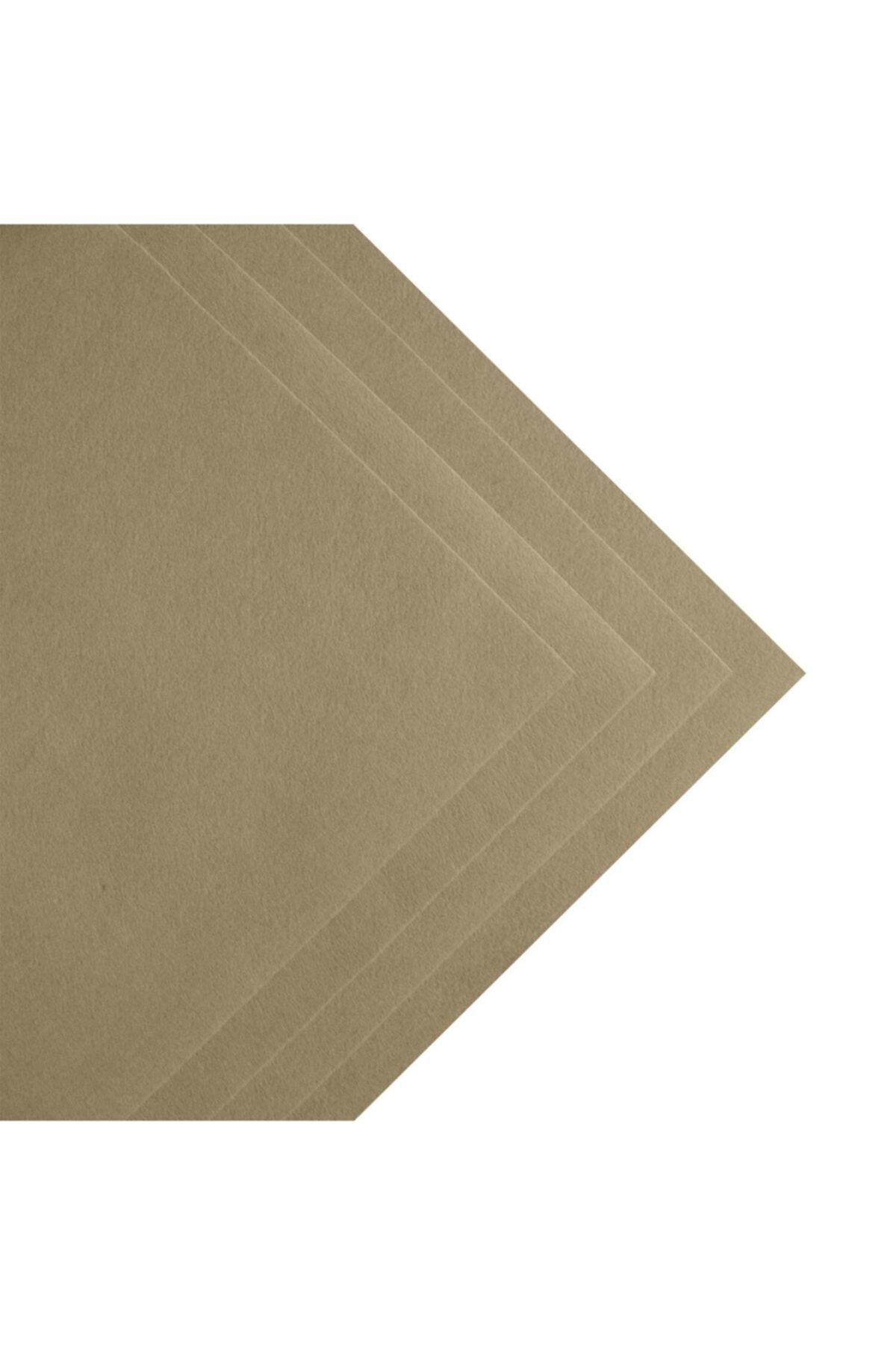 toptankece Bej Renkli Kalın Keçe 2 Mm Kalınlığında 50x50 Cm Ölçülerinde, Hobi Keçe