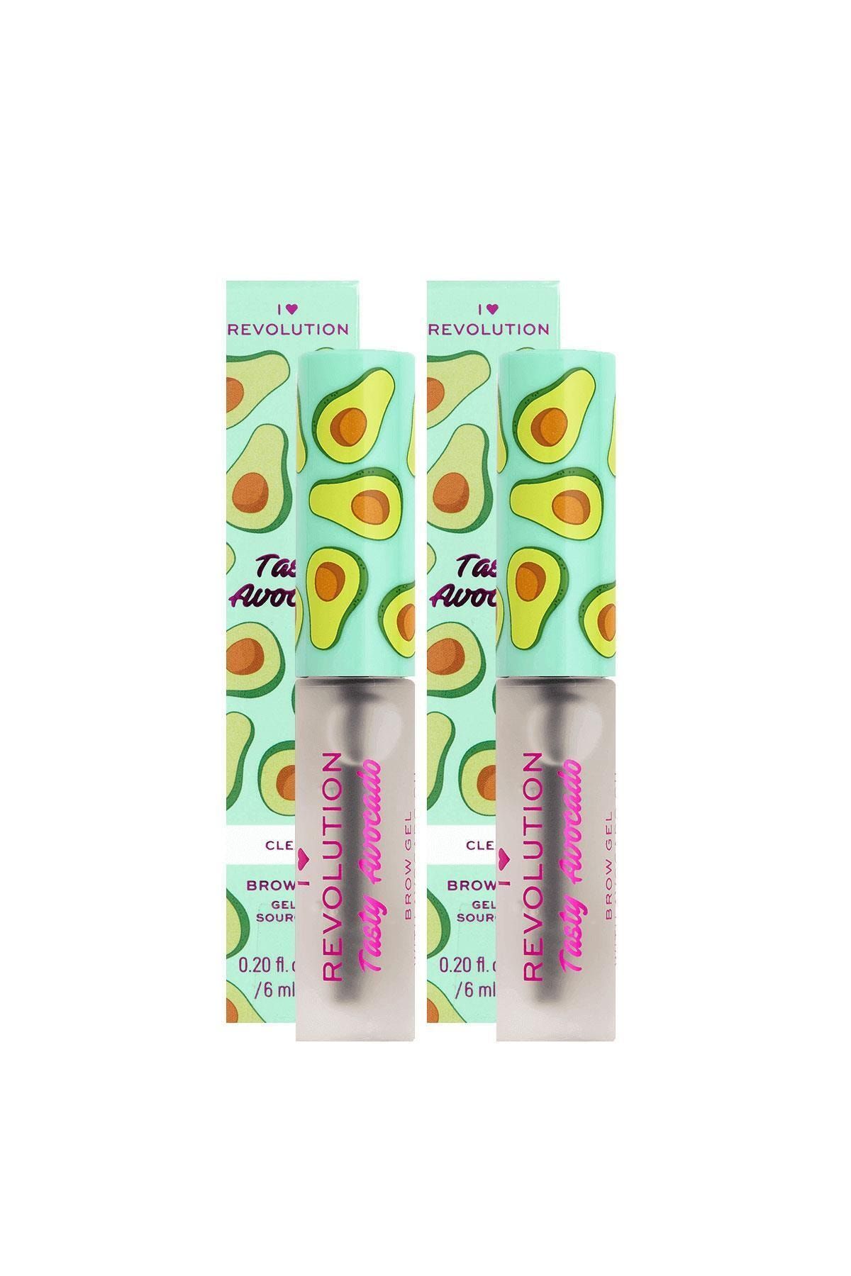 Revolution I Heart Tasty Avocado Kaş Maskarası Clear 2li Set