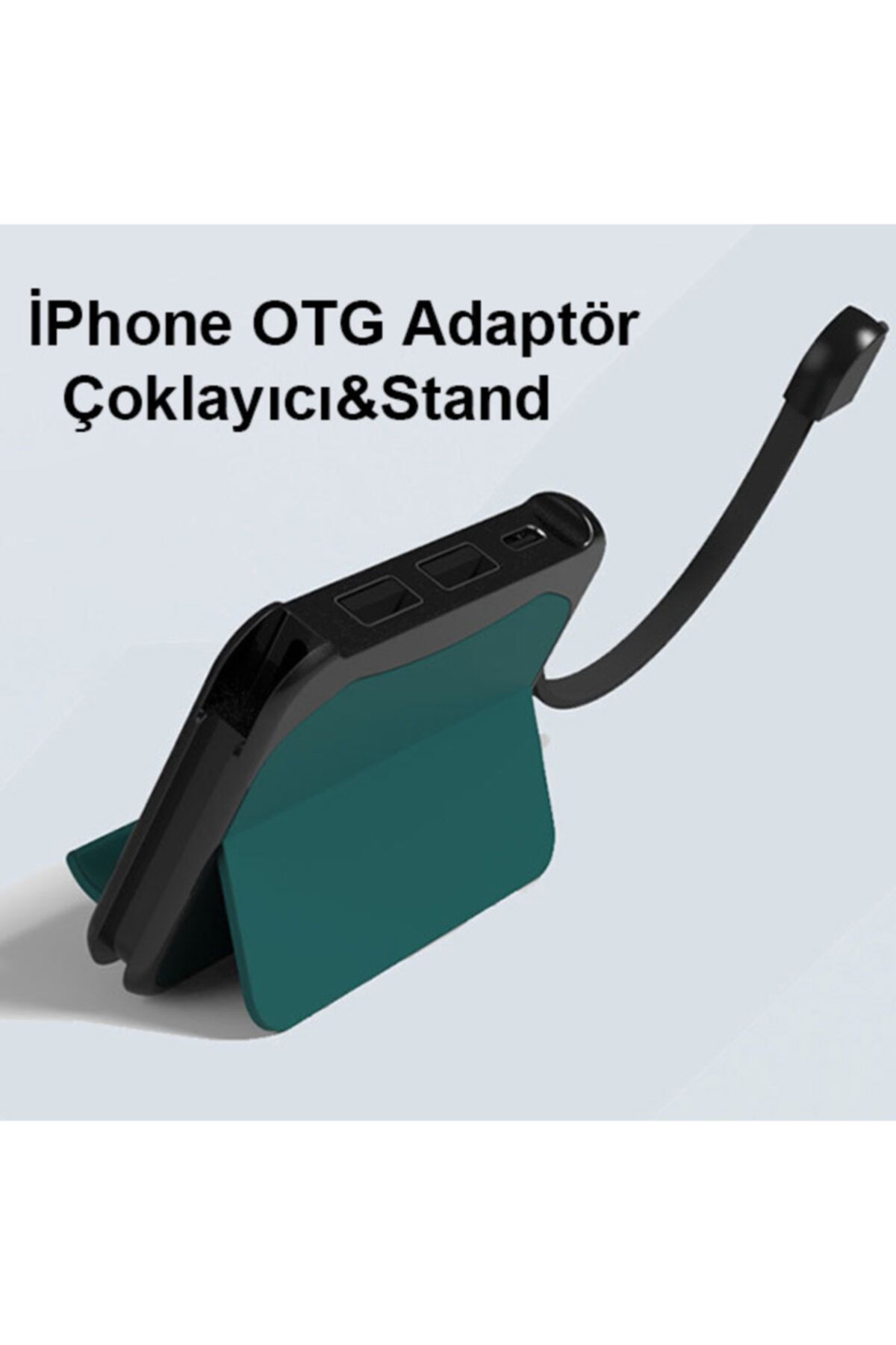 Ally Mobile Ally C05 Çok Fonksiyonlu Iphone Otg Adaptör Çoklayıcı&stand