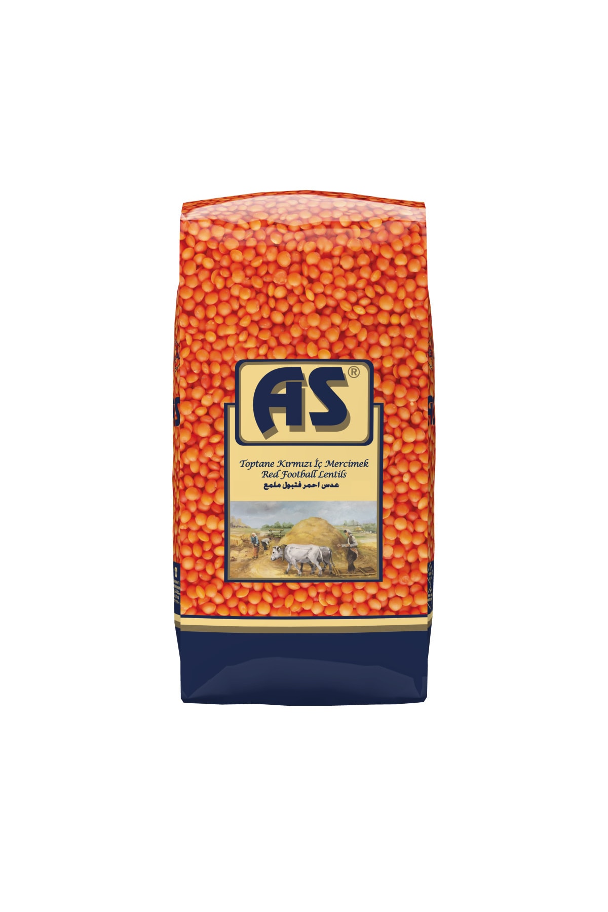 As Bakliyat As Toptane Kırmızı Iç Mercimek - 1 Kg