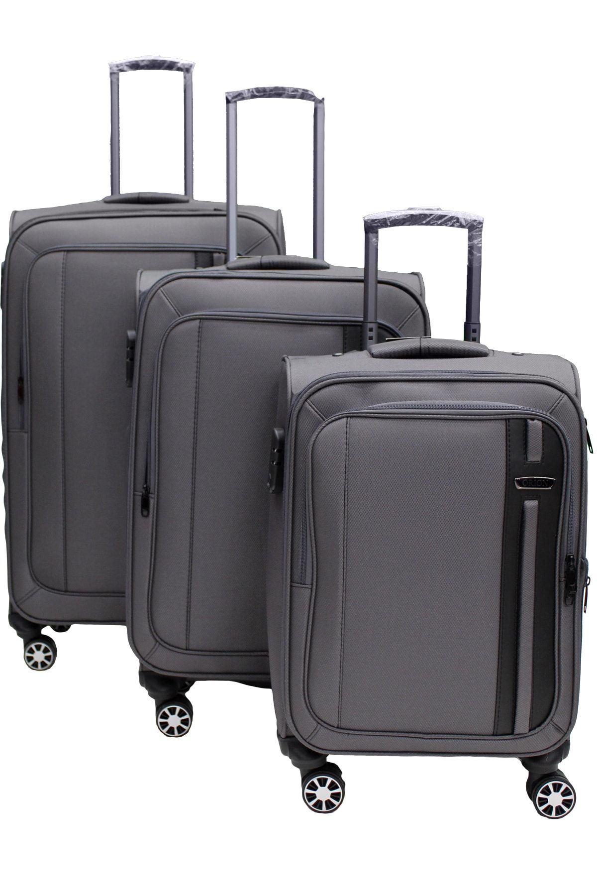 Orion Burak Çanta Orion 3lü Dayanıklı Unisex Kumaş Valiz&bavul Seti