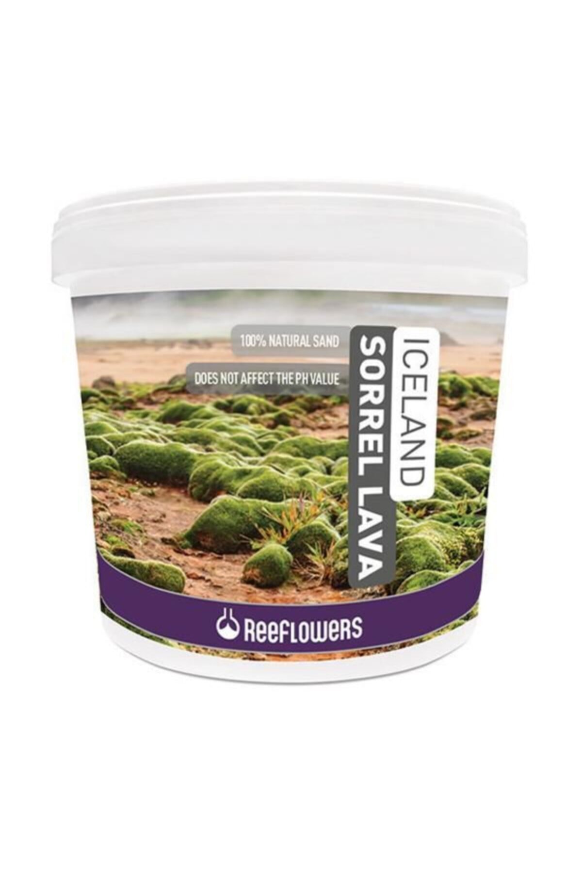 ReeFlowers Iceland Sorrel Lava Bitki Kumu 1-3 mm  15 kg Orjinal