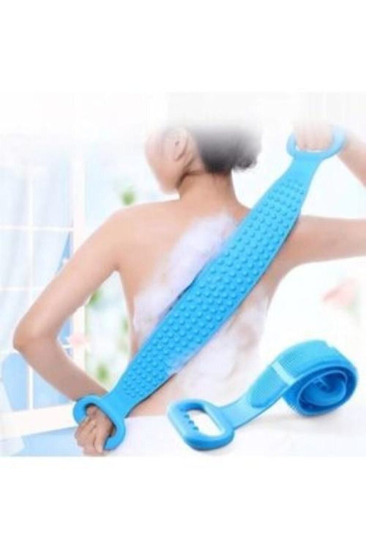 Hop Yanımda Silikon Sırt Kesesi 60 Cm Sırt Keseleme Fırçası Banyo Duş Lifi