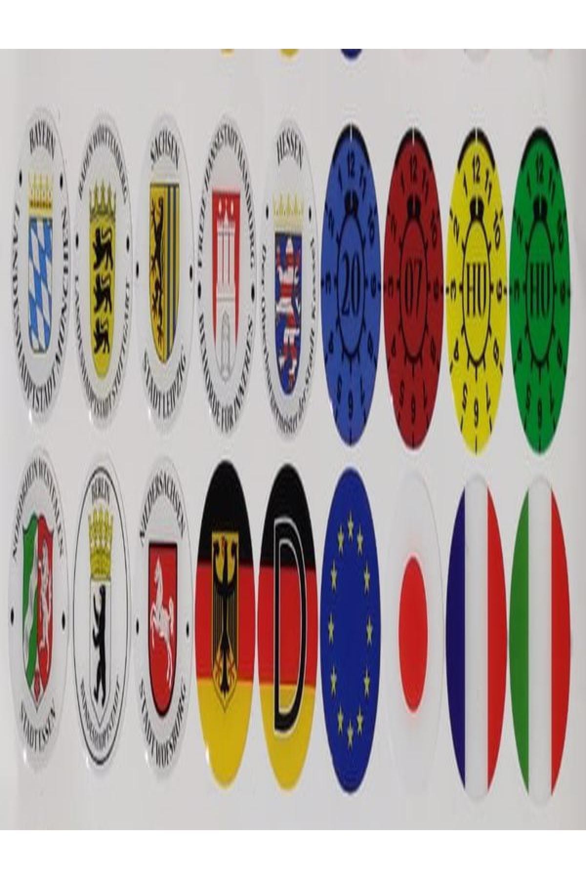 DizaynAutoGarage Opel Astra H Plaka Pulu Seti 18 Adet