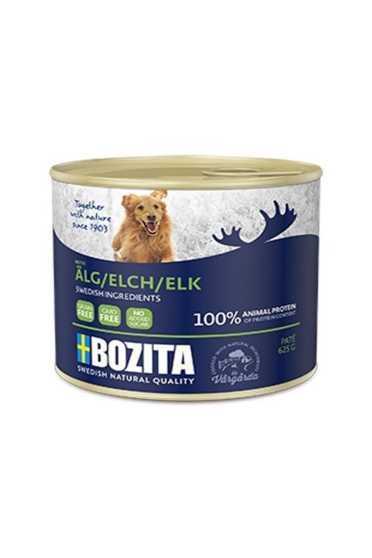 Bozita Tahılsız Geyik Etli Köpek Konserve Maması 625 Gr X 5 Adet