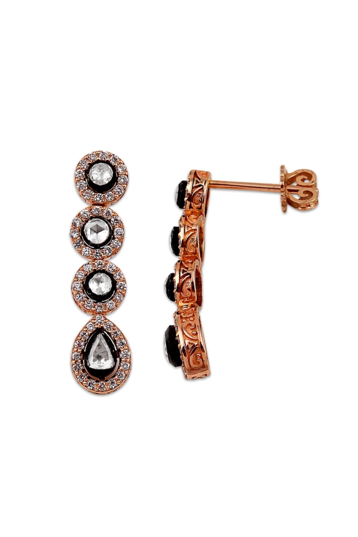 Clavis Jewelry Elmas Ve Pırlanta Taşlı Küpe (ykp0200)