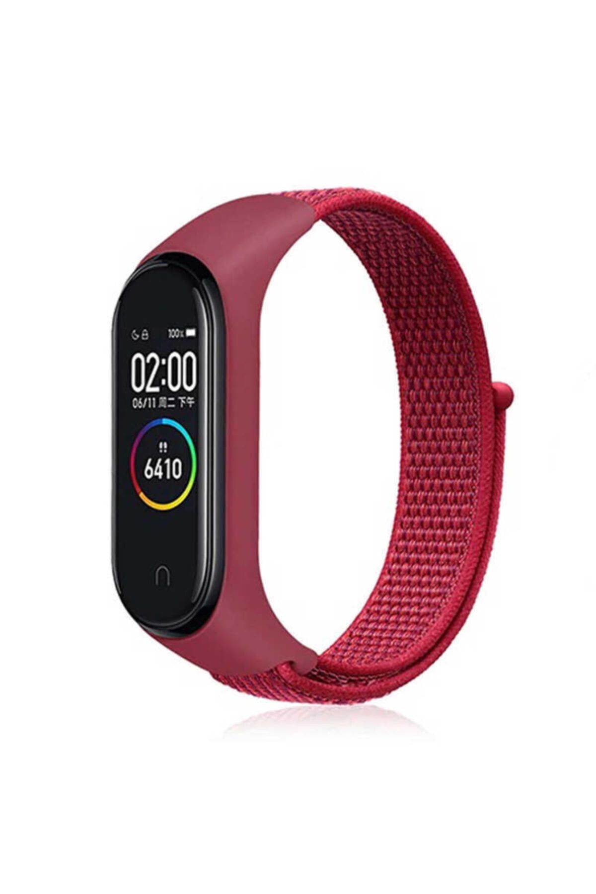 HTstore Xiaomi Mi Band 4 Uyumlu Krd-03 Hasır Kordon-no1