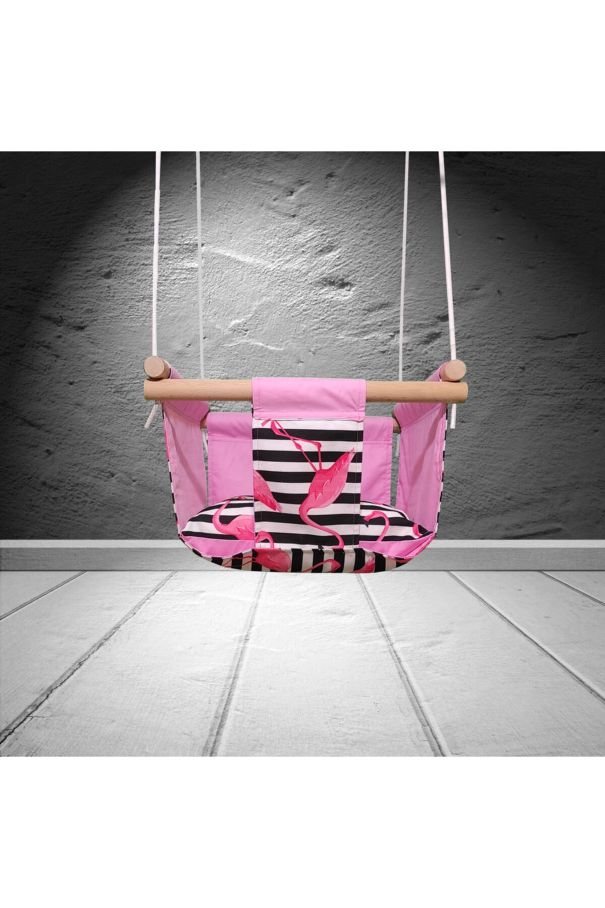 Salıncak Dünyam Pembe Pelikanlı Bebek & Çocuk Salıncağı
