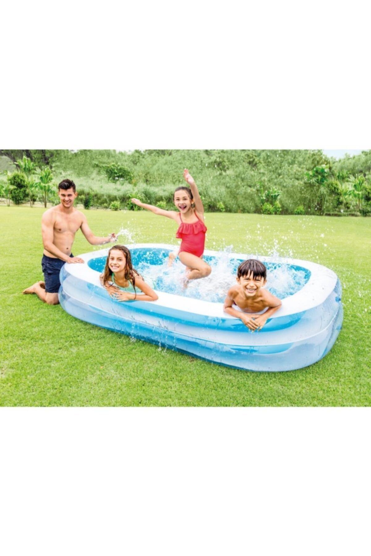 Intex Dış Bölme Şeffaf Aile Havuzu 262x175x56 cm