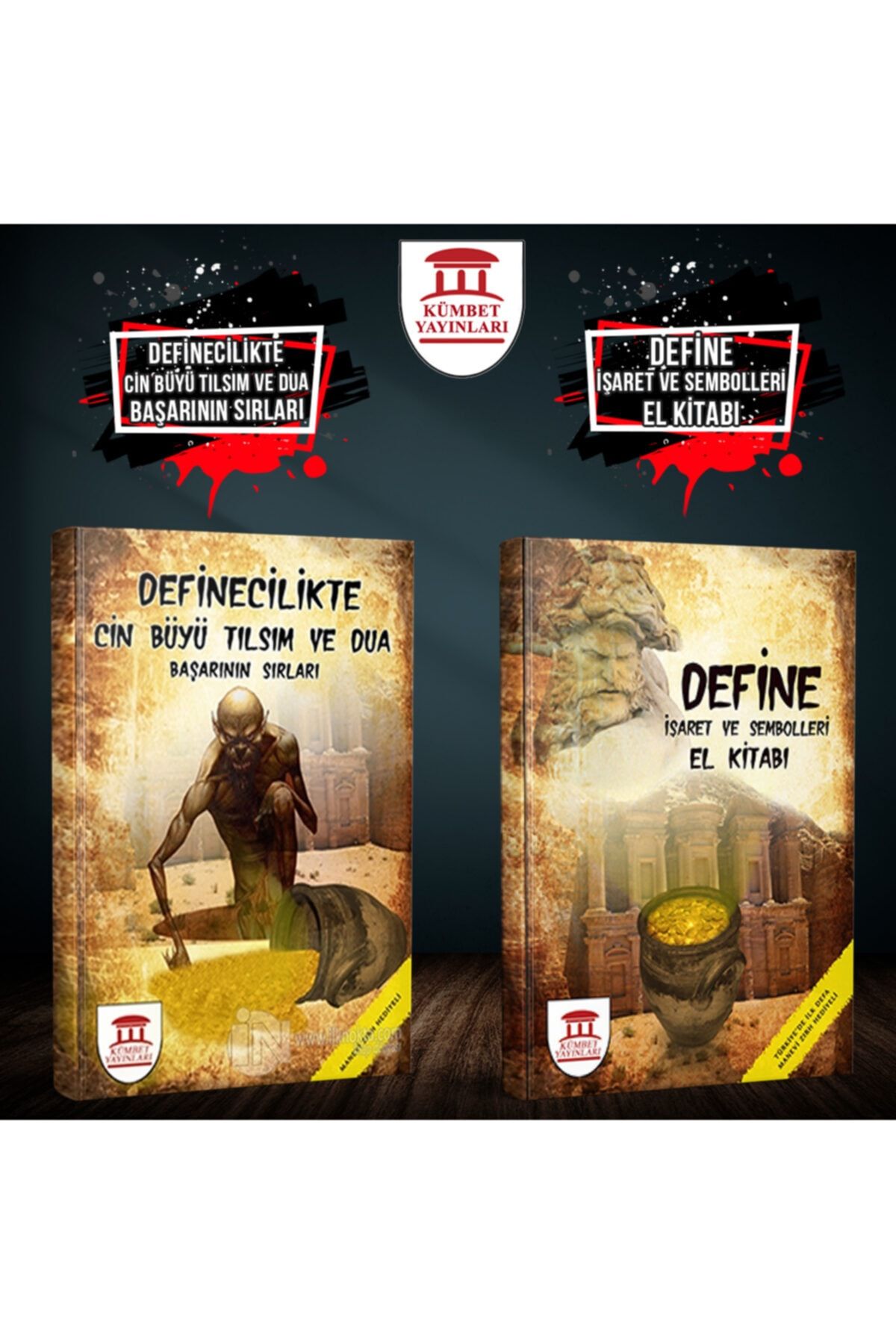 Kümbet Yayınları Define Kitabı 2 Kitap Set 2156340070956