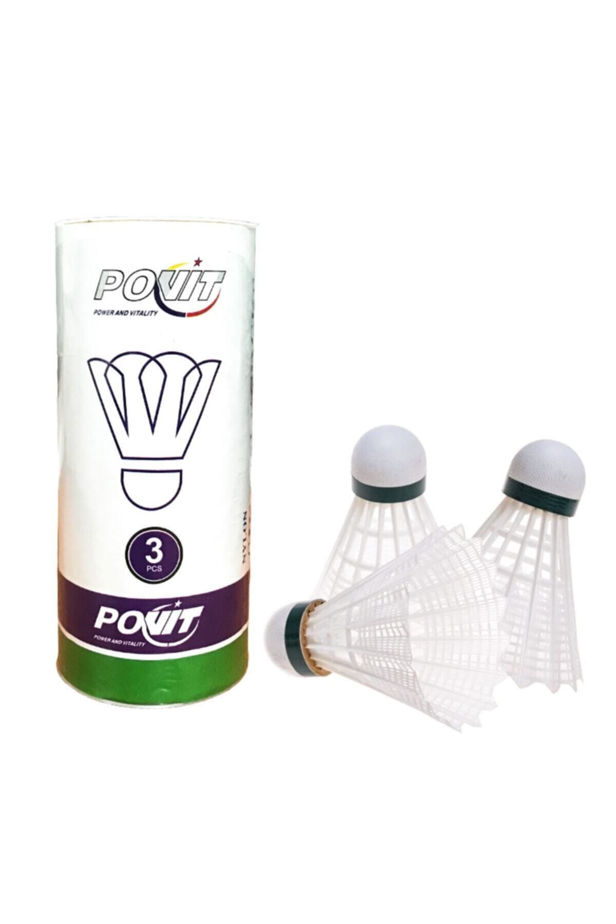 Povit Beyaz 3 lü Badminton Topu