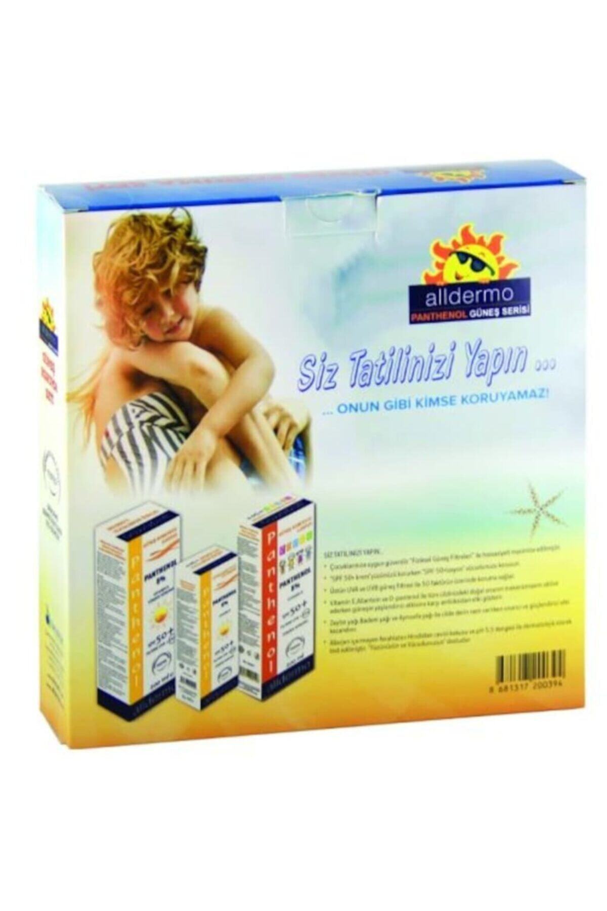 Alldermo Güneş Koruma Seti Yetişkin 200 ml+200 ml+75 ml