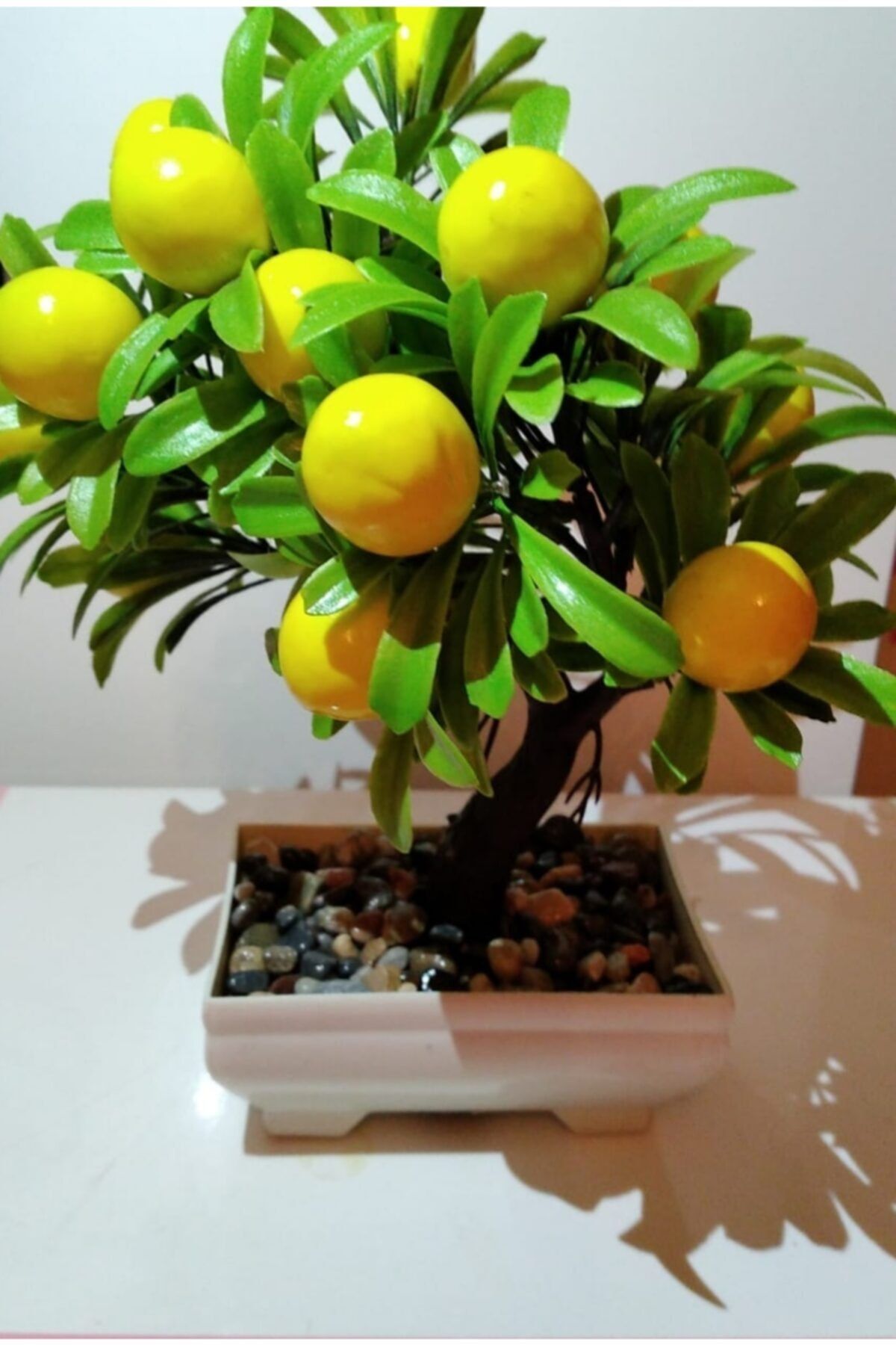 Handmadee Yapay Süs Limon Ağacı