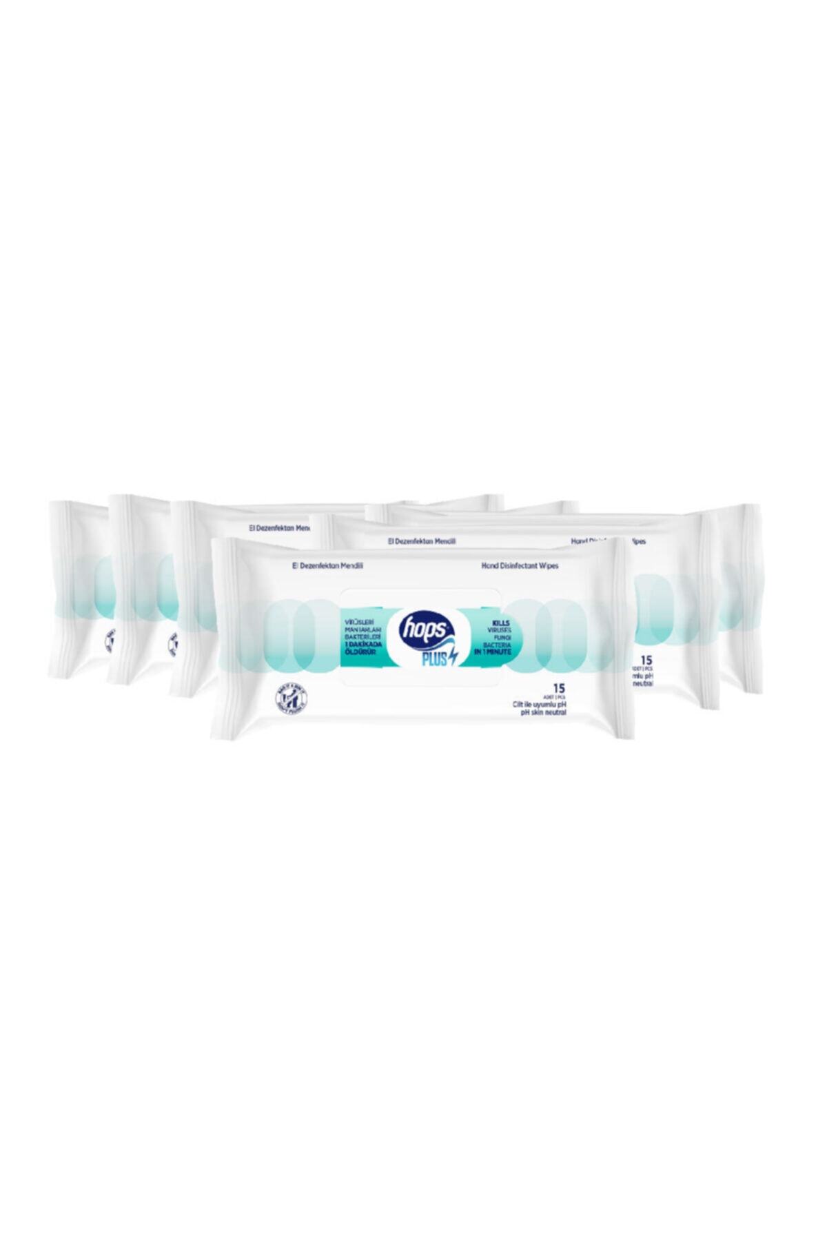 Hops Antiviral El Temizleme Cep Mendili (15X 18 ADET)