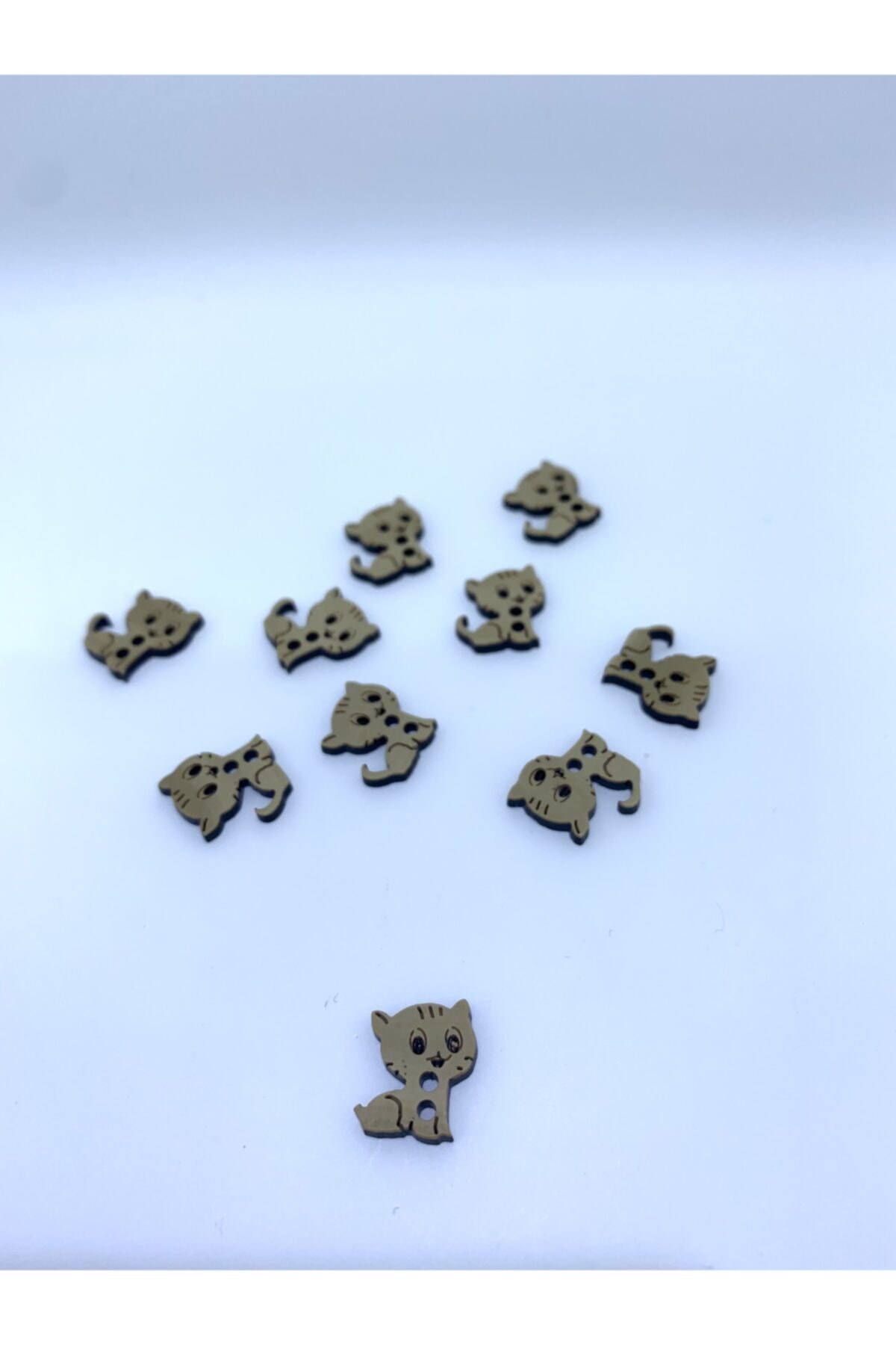 Rengarenk tuhafiye ve hobi Düğme Bebek Düğmesi Şekilli 10 Adet