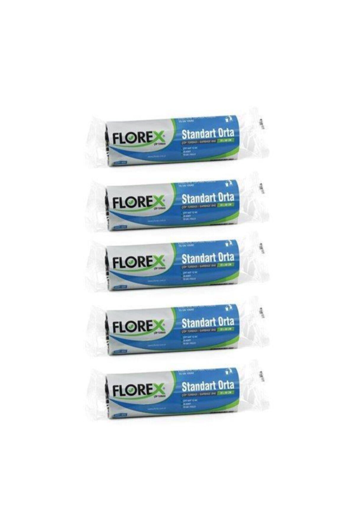 Florex Çöp Poşeti Standart Orta 20 Adet 5 Paket