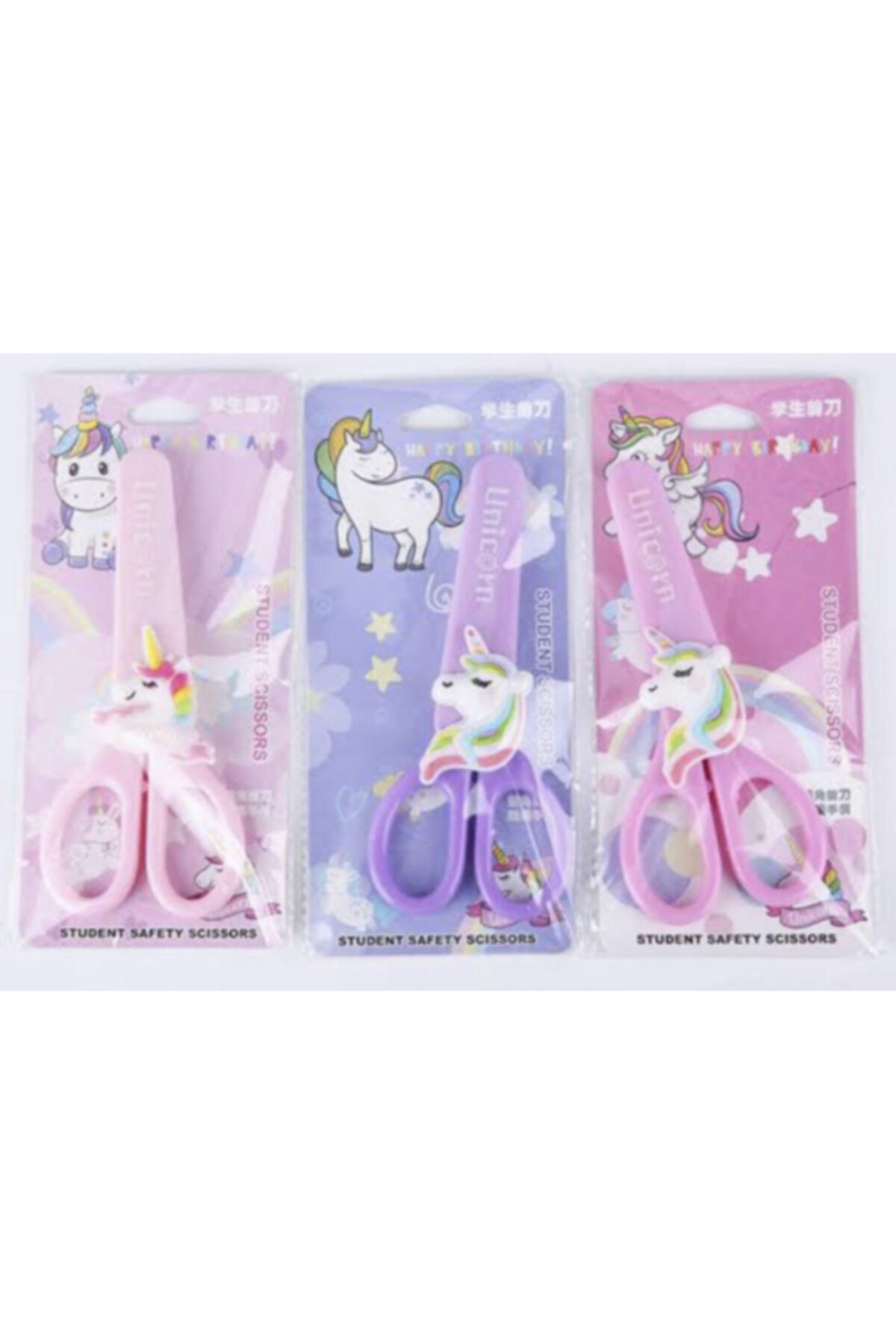 UNICORN Senindüşlerin Unicorn Figürlü Korumalı Makas Onesize