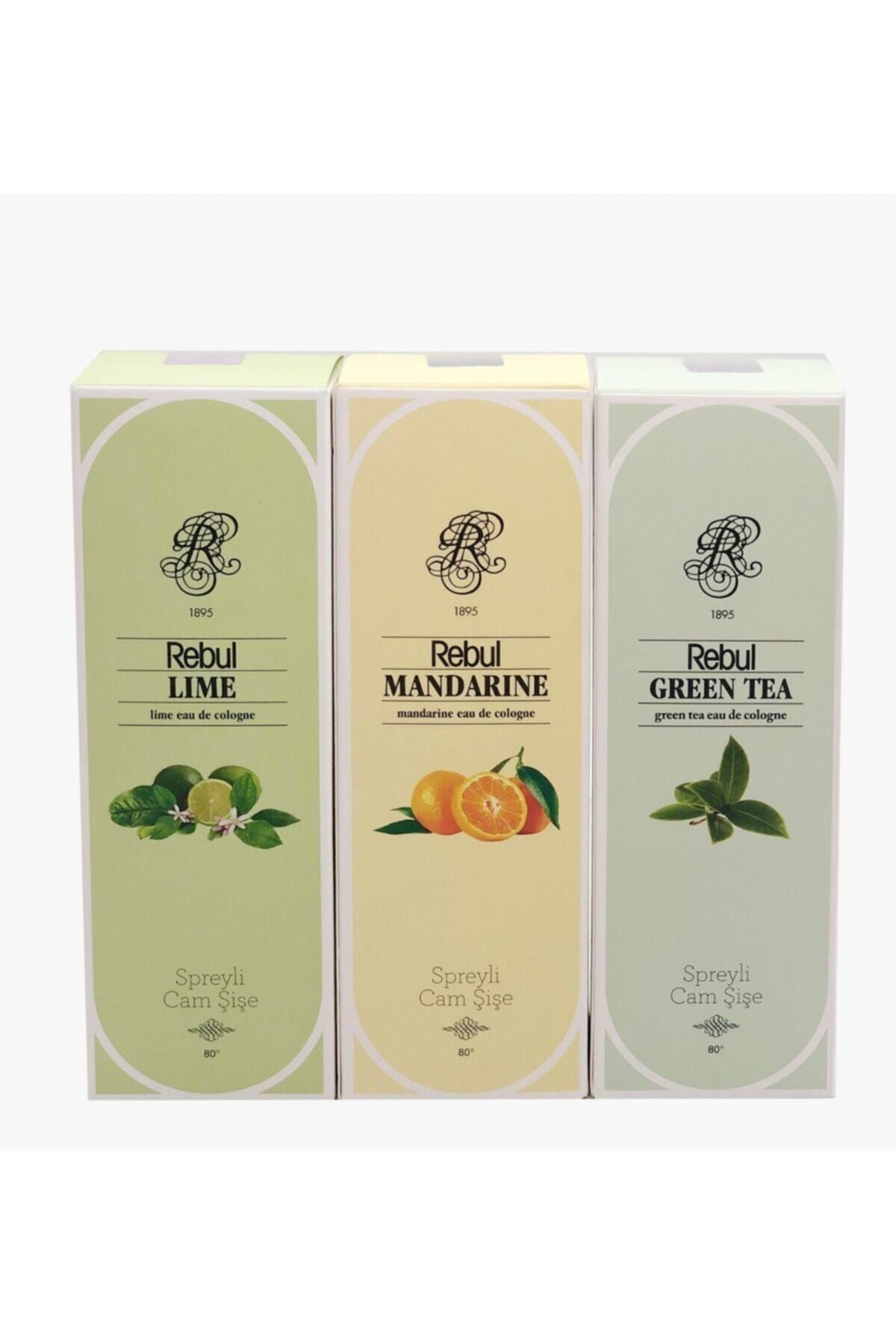 Rebul Lime - Mandalina - Green Tea 3 Lü 100 ml