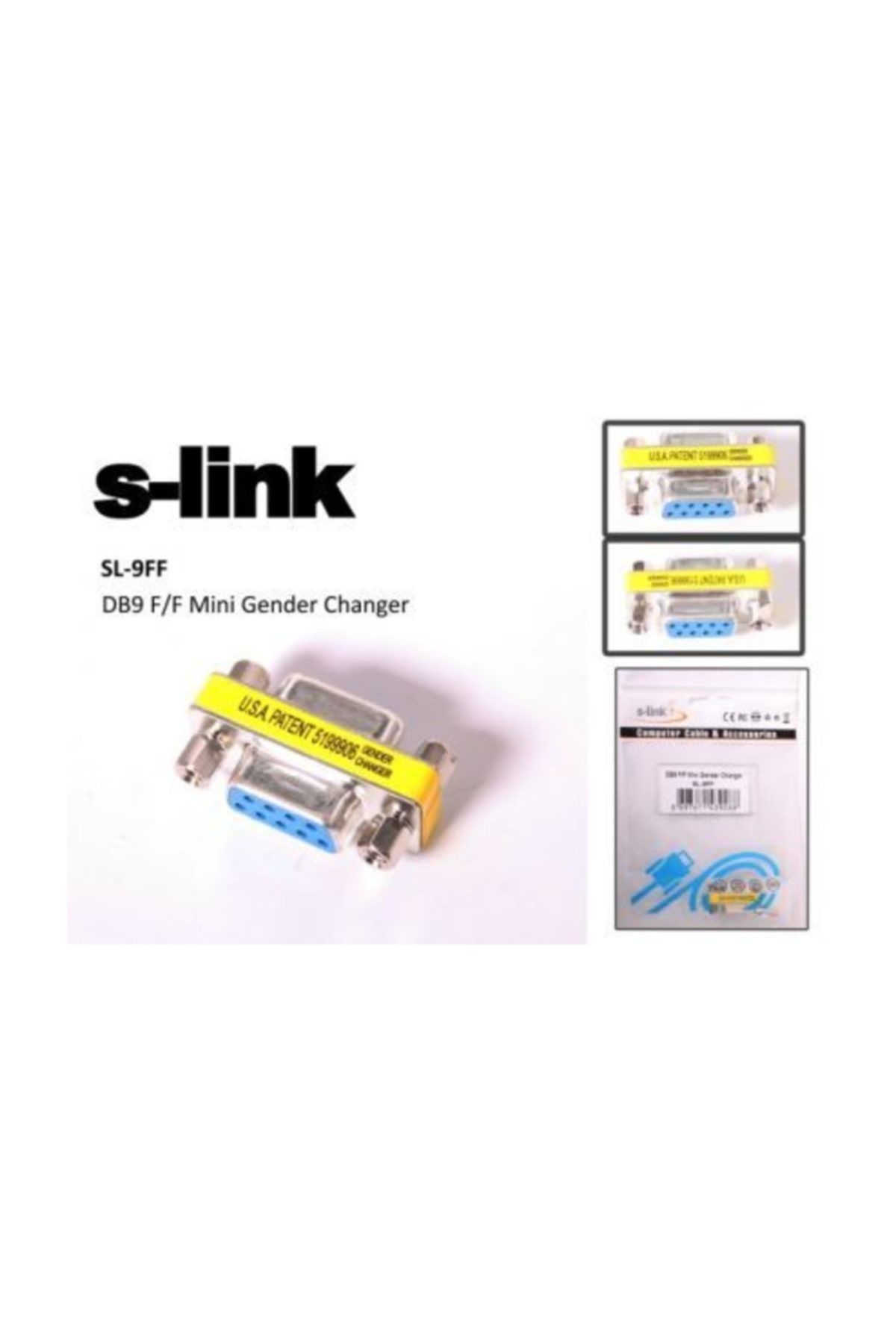 SLINK S-Link Sl-9Ff Db9 F/F Mini Çevirici