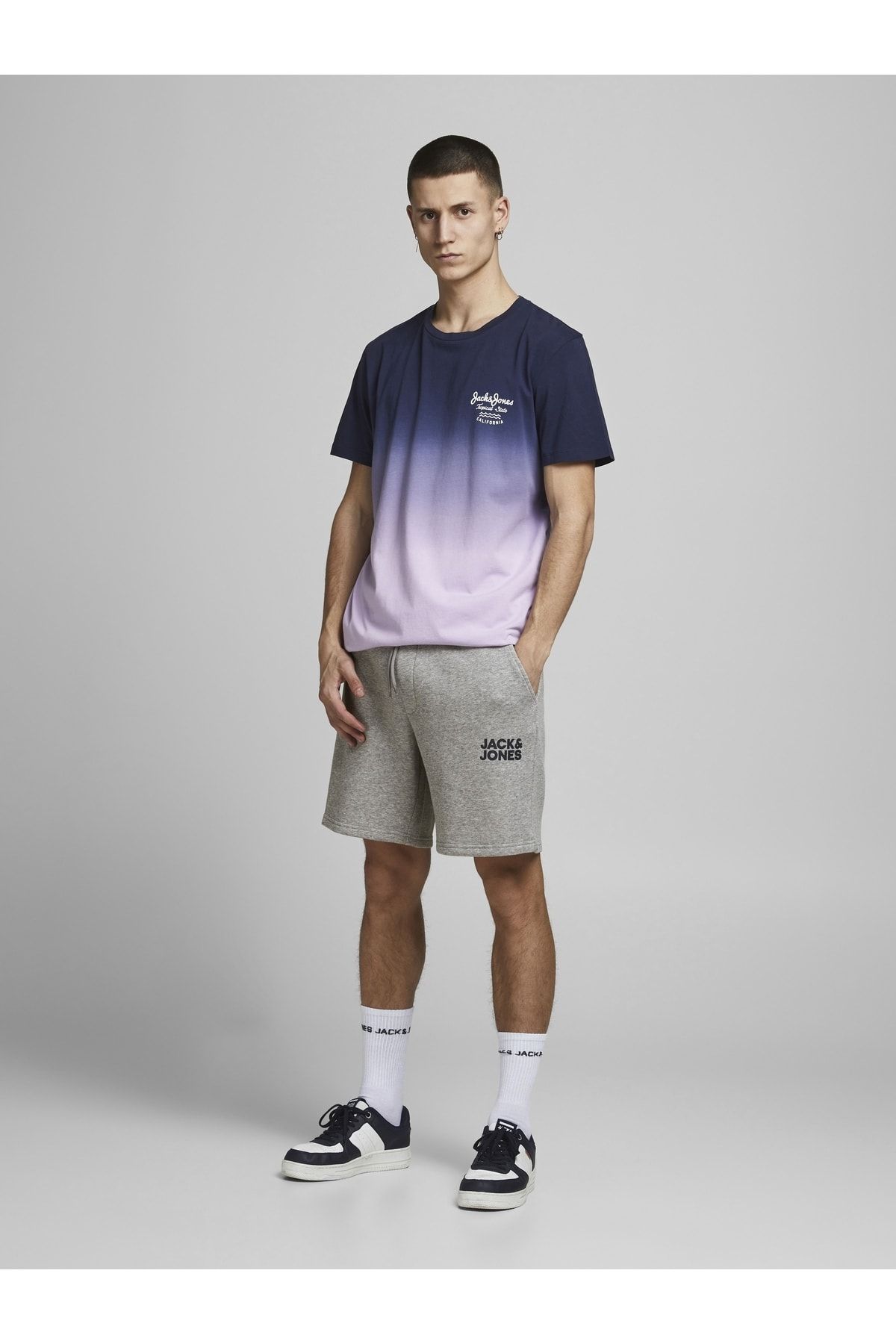 Jack Jones Stnewsoft Sweat Shorts Gms Sn Men Grey2