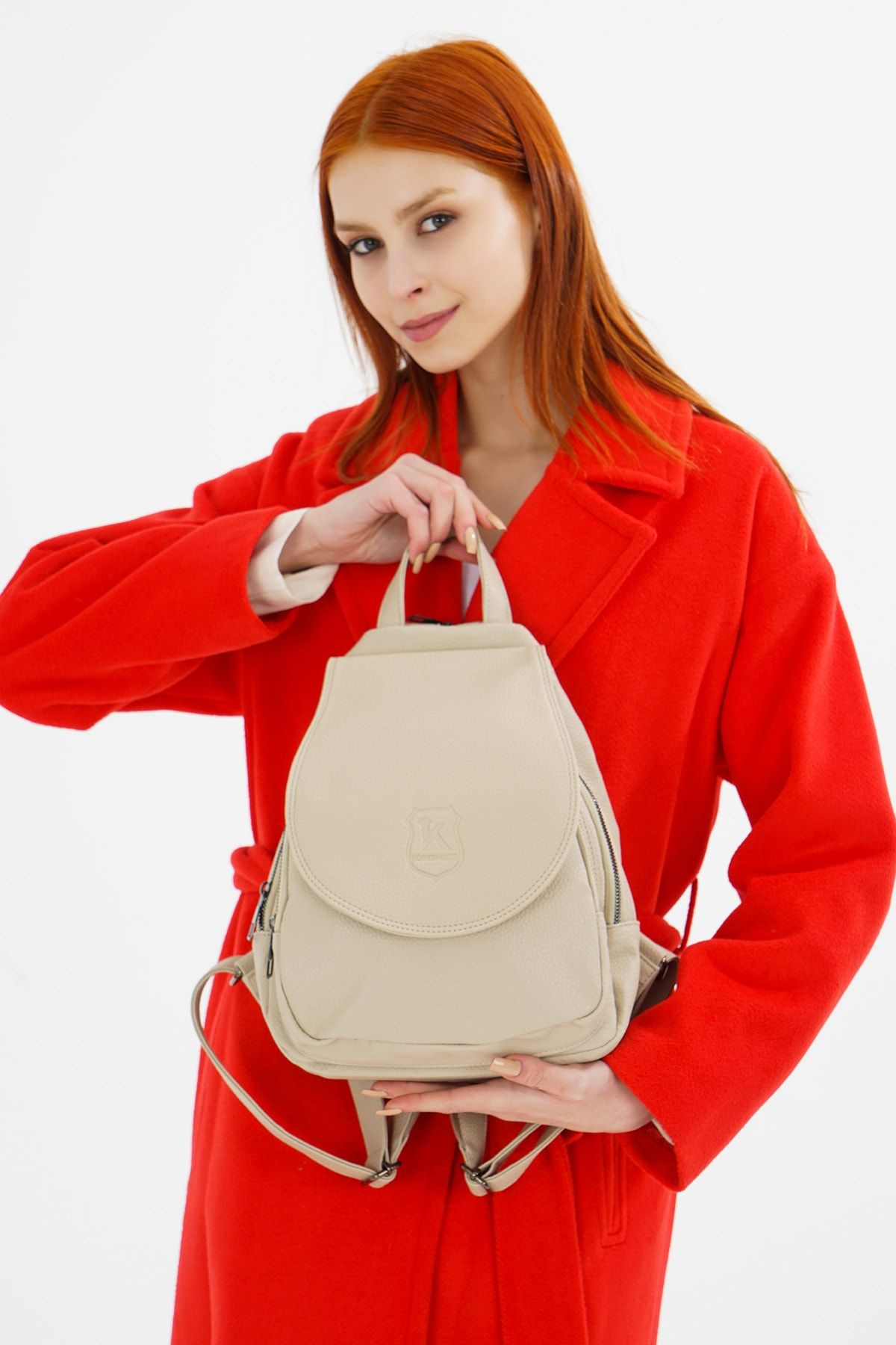 Women's flap backpack online