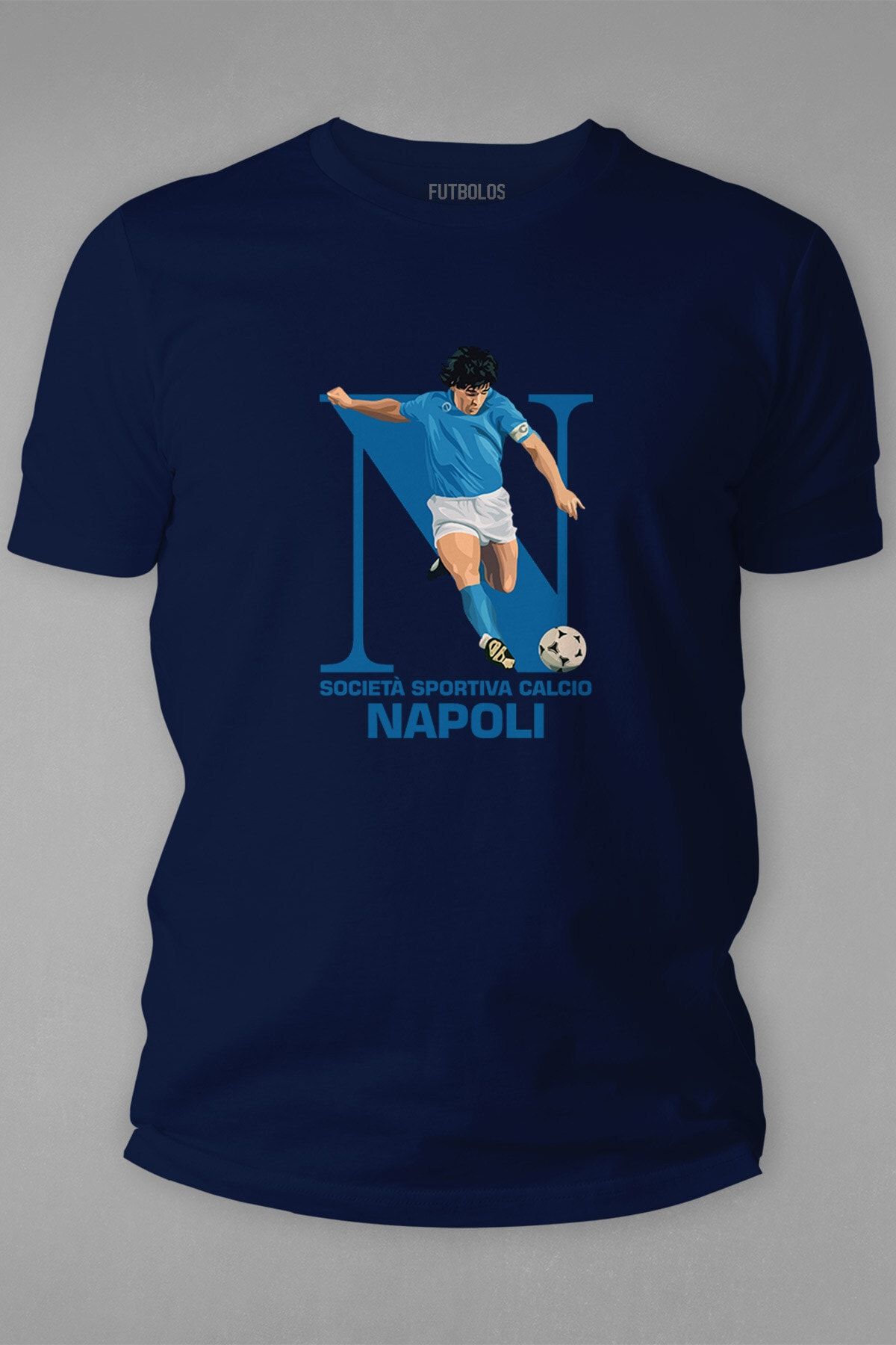 T shirt napoli calcio discount
