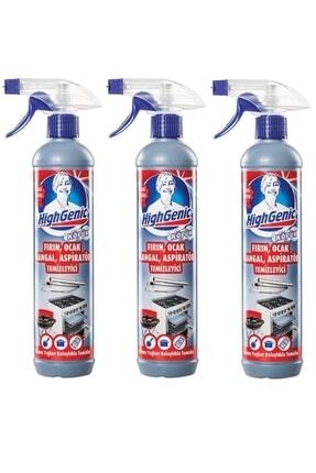 Köpük Fırın Ocak Mangal Aspiratör Temizleyici 500 ml 3'lü Image 0