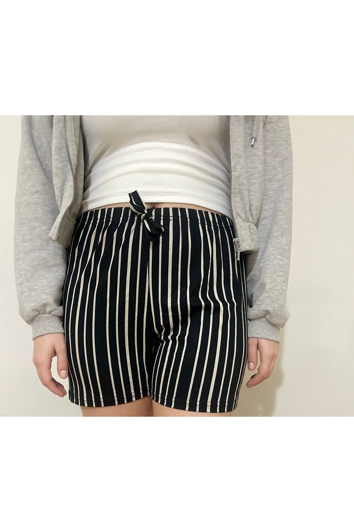 Striped soft shorts sales