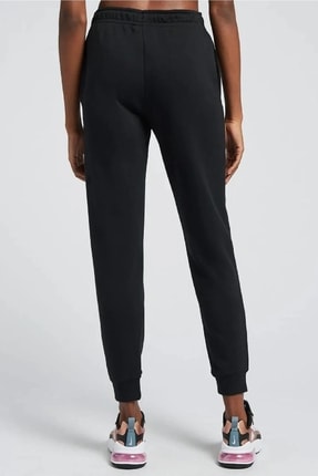 Sportswear Essantial Standart Kesim Siyah Kadın Eşofman Altı Image 1