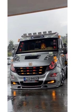 Renault Master 2011 / 2018 Arası Uyumlu - Far Içi 4lü U Tip Rgb Angel 16 Renkli Image 0