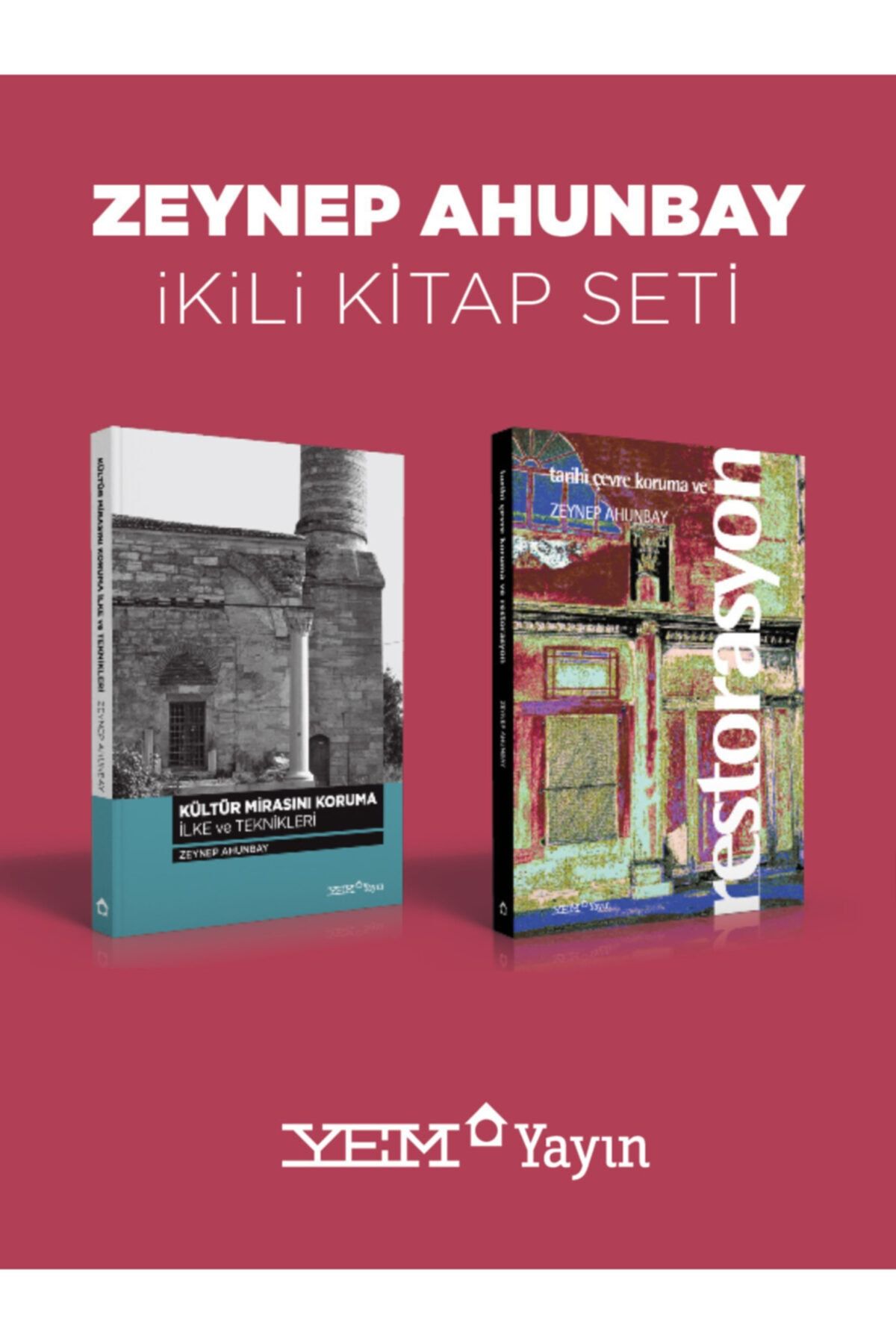 YEM Yayın Zeynep Ahunbay Ikili Kitap Seti