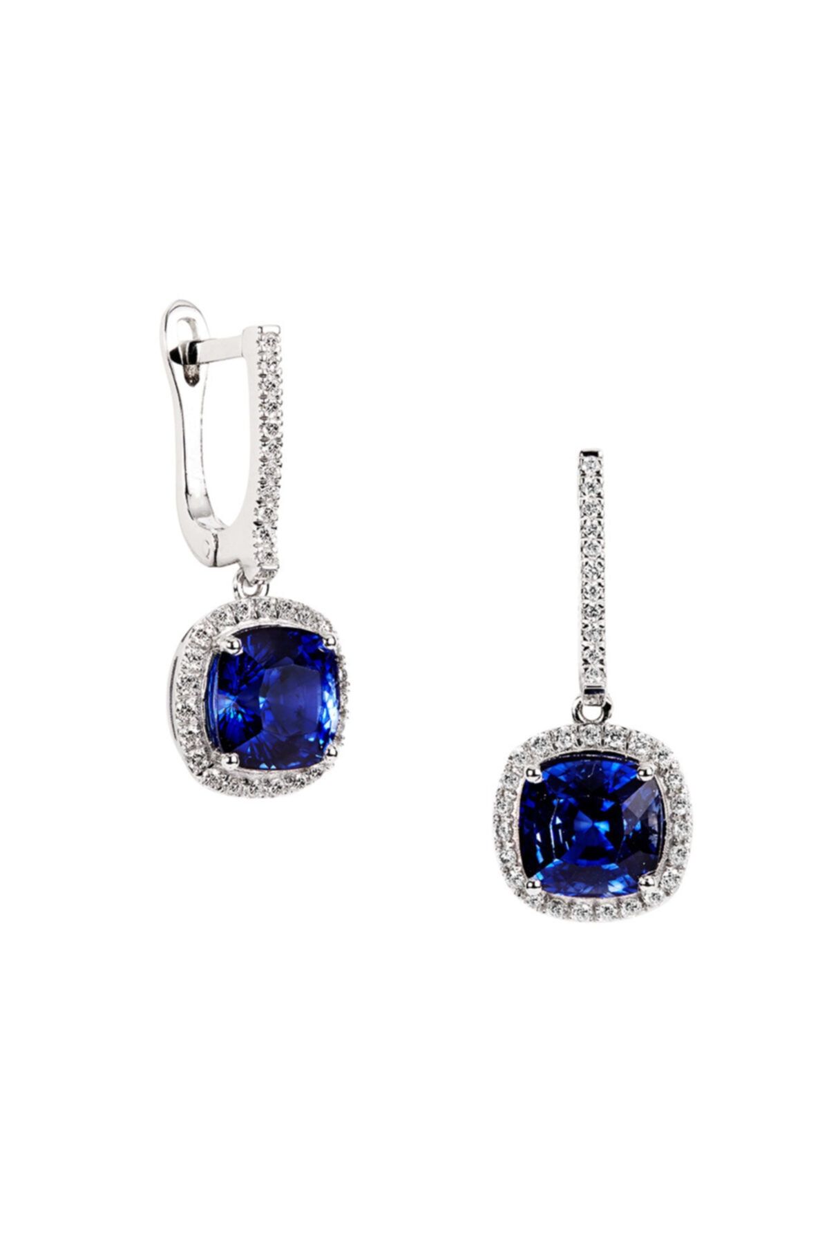 Clavis Jewelry Safir Taşlı Pırlanta Küpe (ckp0894)