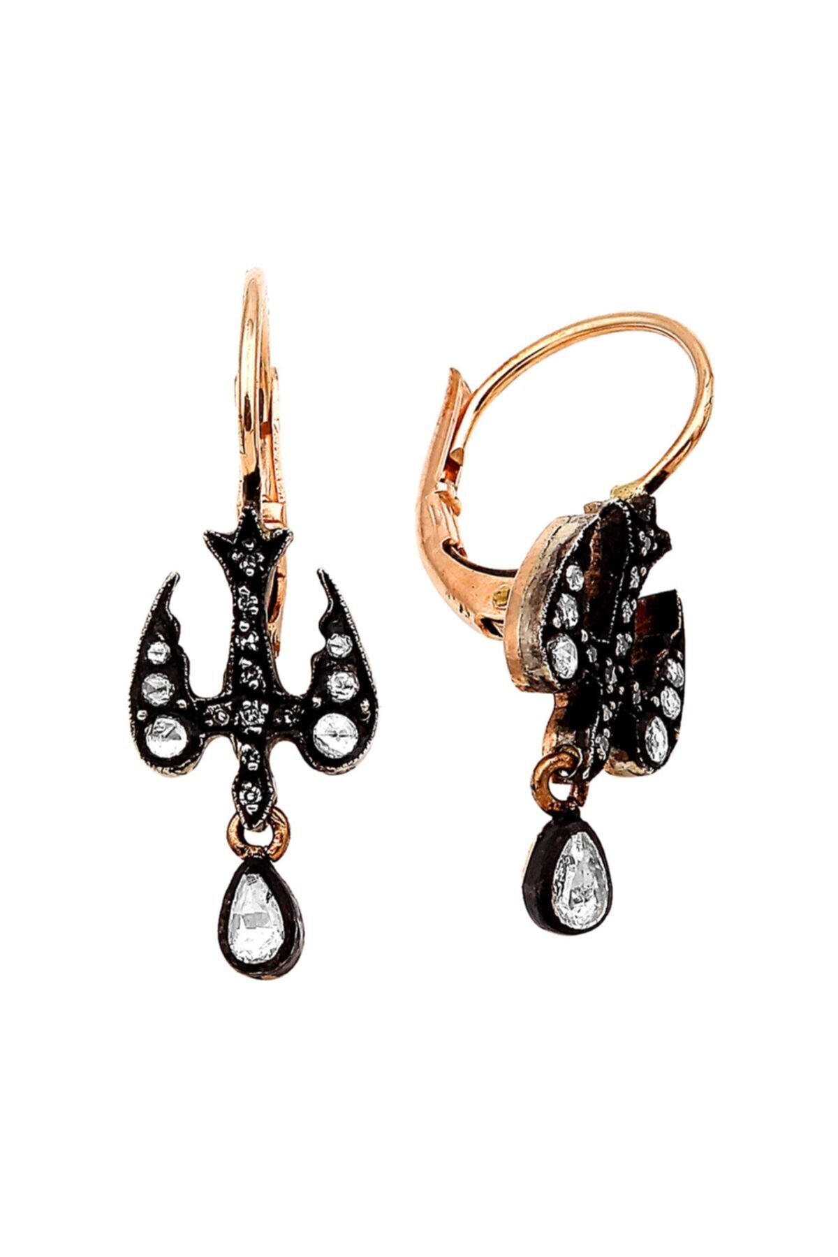 Clavis Jewelry Elmas ve Pırlanta Taşlı Küpe (ykp0048)