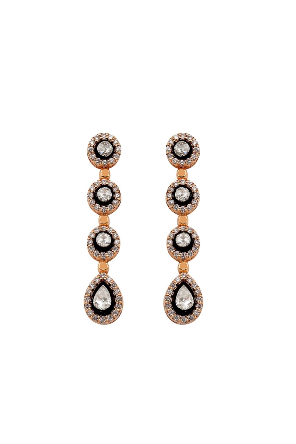 Clavis Jewelry Damla Kesim Elmas ve Pırlanta Taşlı Küpe (ykp0243)