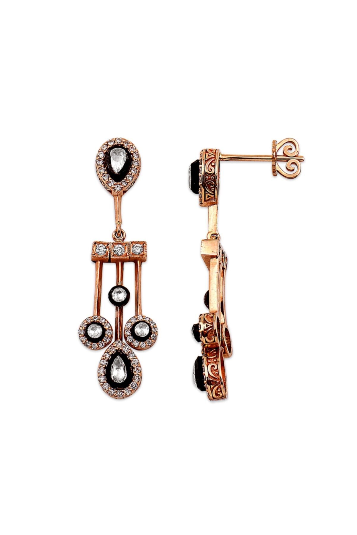 Clavis Jewelry Elmas ve Pırlanta Taşlı Küpe (ykp0208)