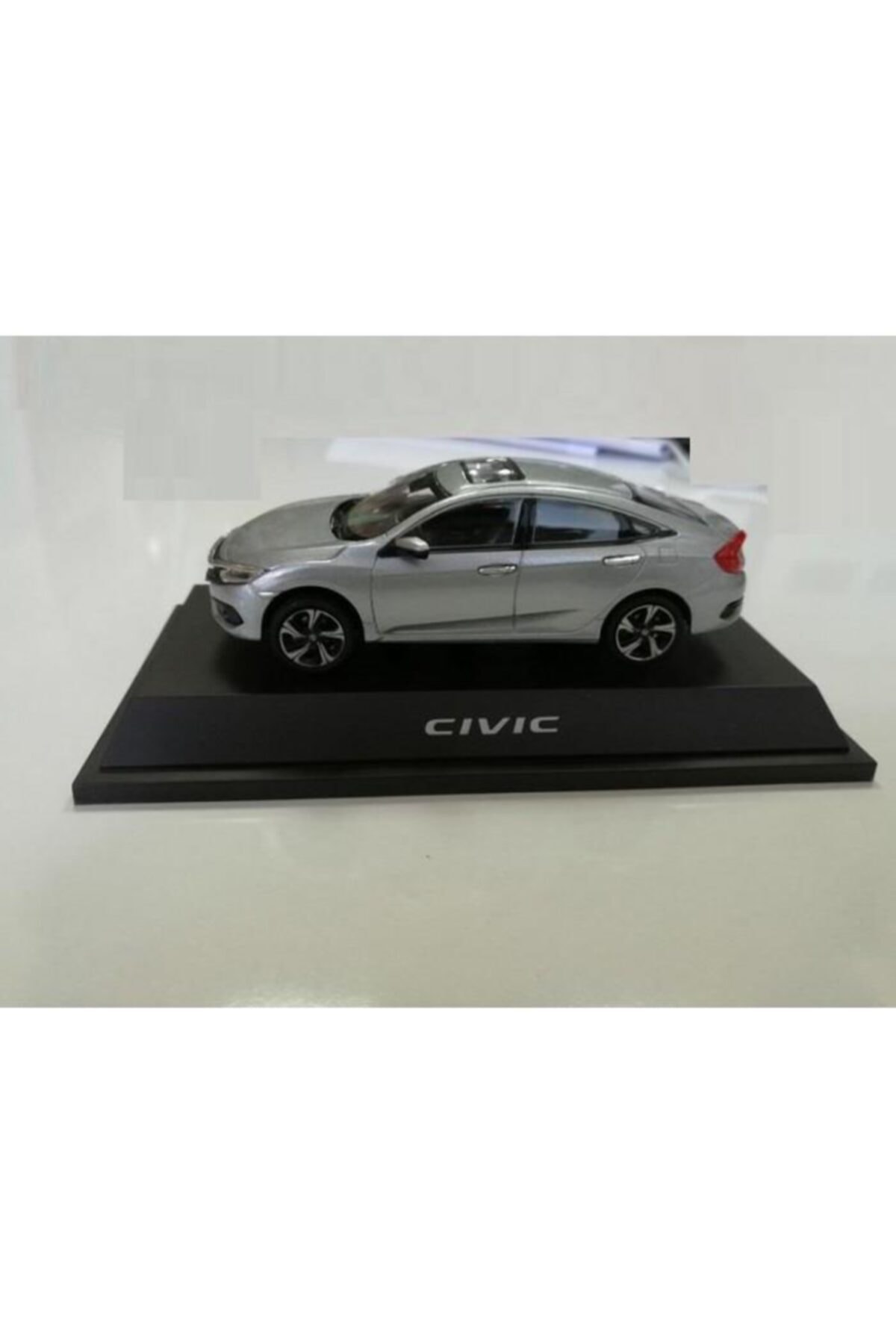 OLED GARAJ Honda Civic Fc5 Model Araba Gri Diecast