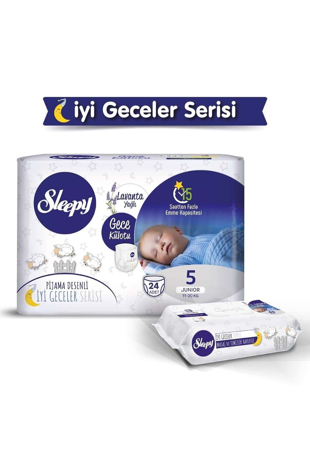 sleepy gece kulotu lavanta yagli 5 numara junior 24 adet lavanta yagli masaj ve temizlik havlusu 40 yaprak fiyati yorumlari trendyol