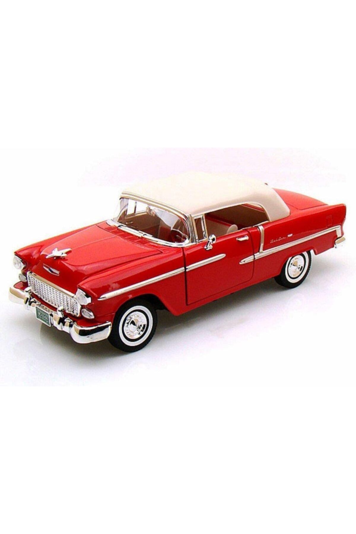 Motor Max Motormax 1:18 1955 Chevy Bel Air Kırmızı  Model Araba