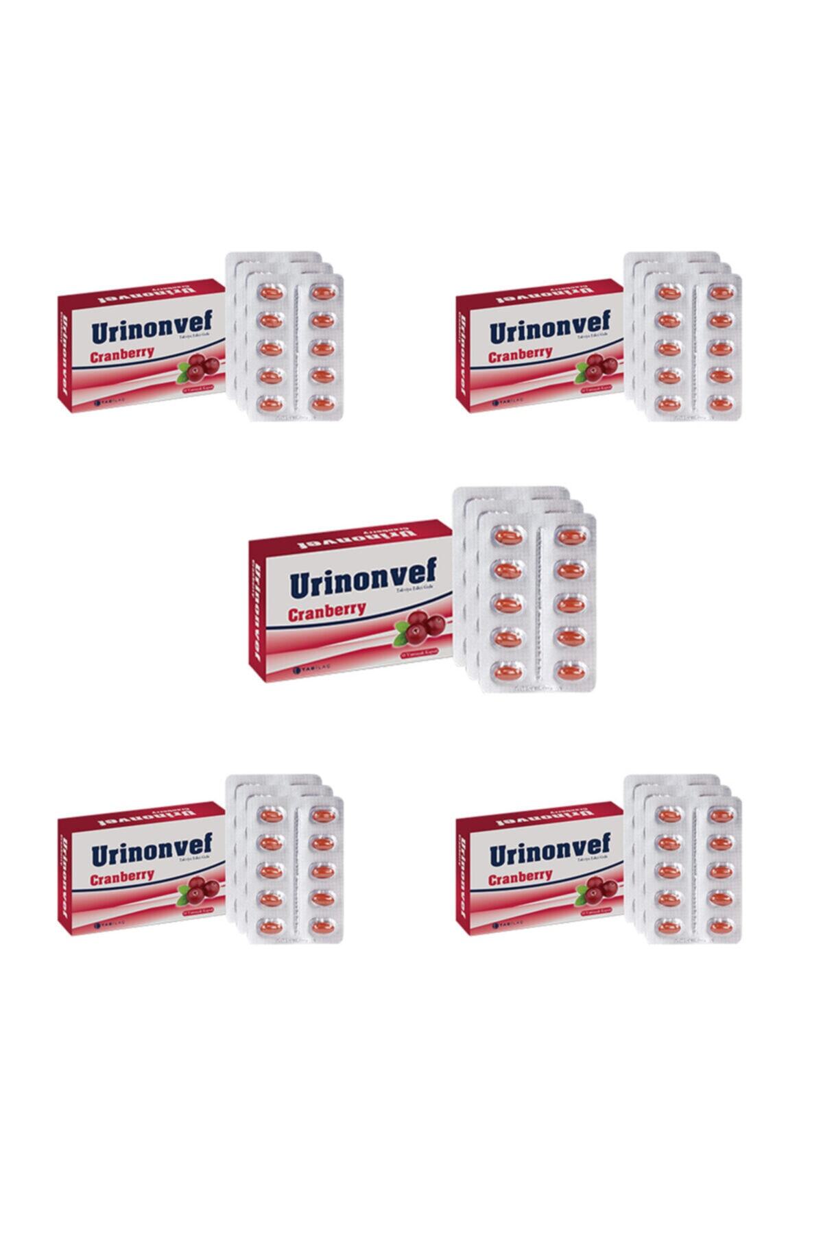 Tab İlaç Urinonvef 30 Kapsül X5 Adet