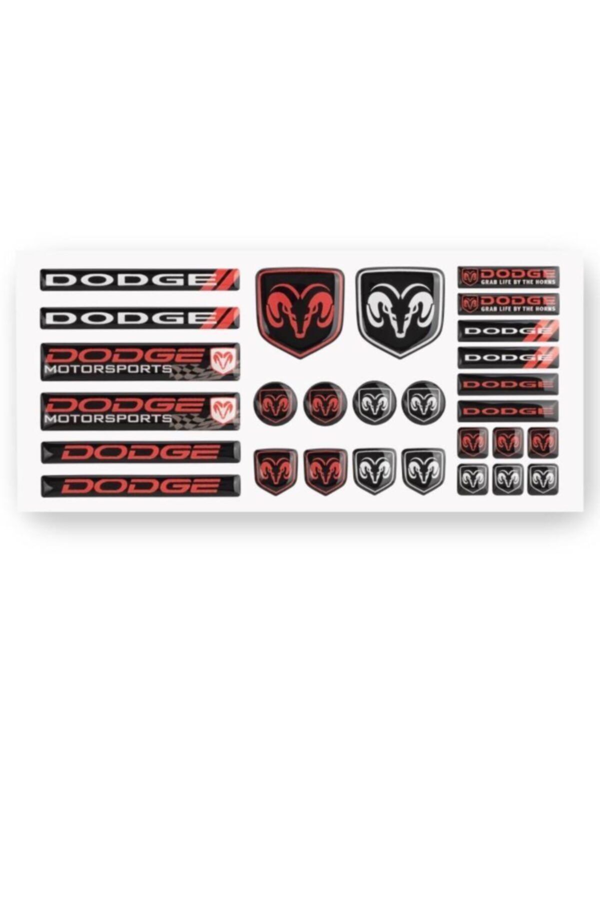 BULUŞ Dodge 3d Damla 28 Li Oto Stıcker Seti