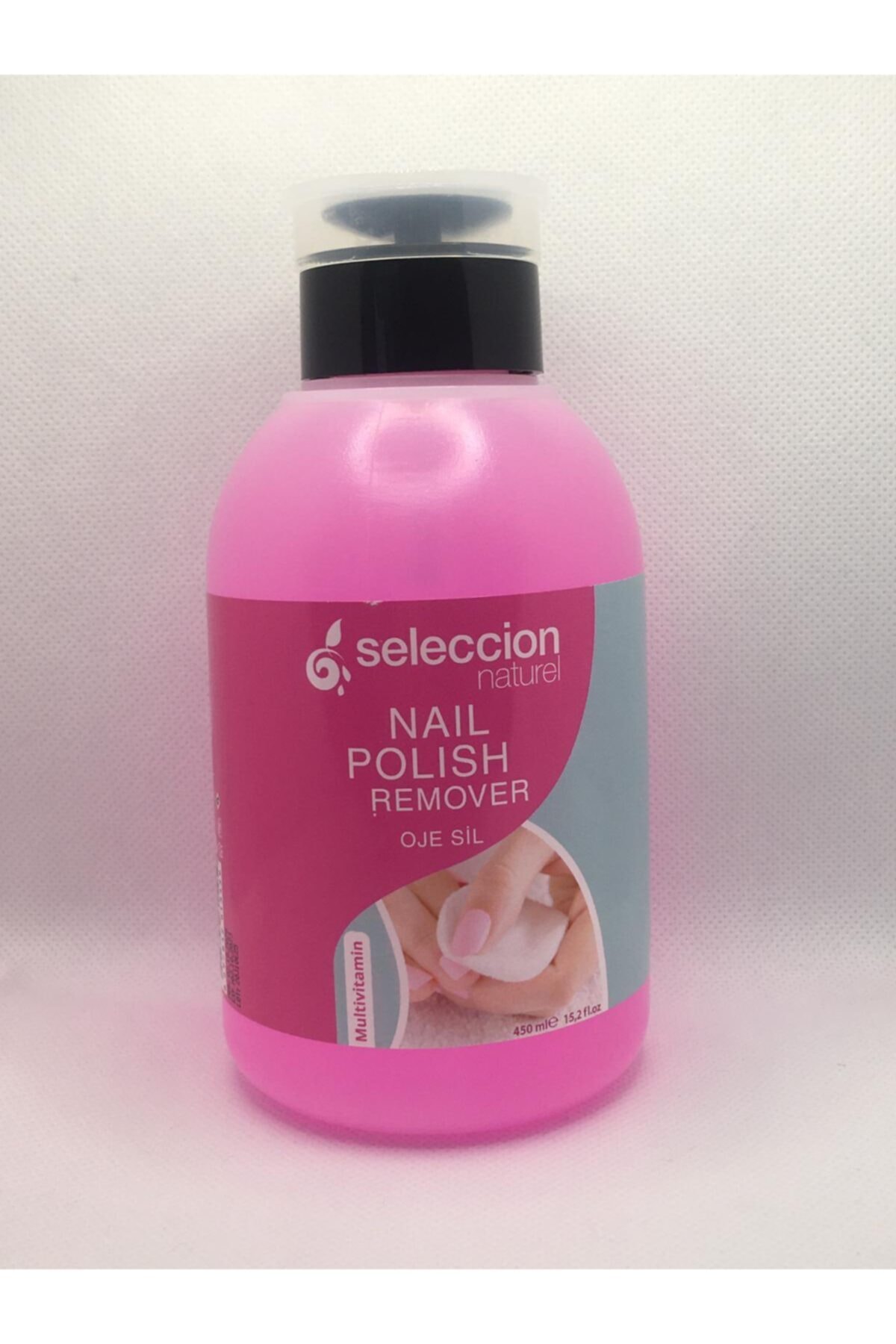 Seleccion Naturel Gliserinli Multivitamin Pompalı Aseton 450 ml Pembe