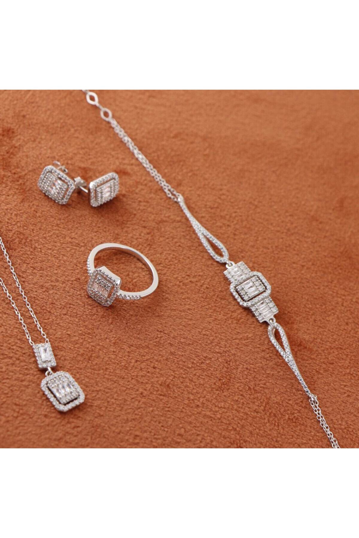 Silveranka Baget Set 925 Ayar Gümüş