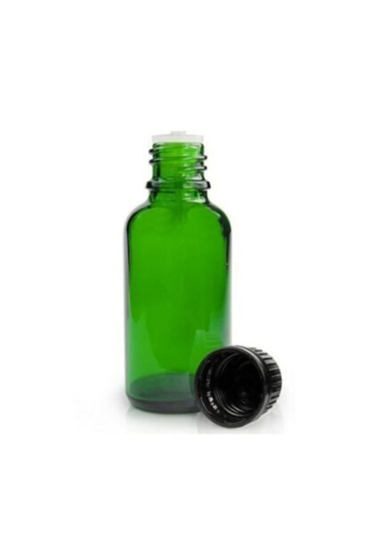 4asdepo İçten Damlalık Yeşil Cam Şişe 50 ml 100 Adet