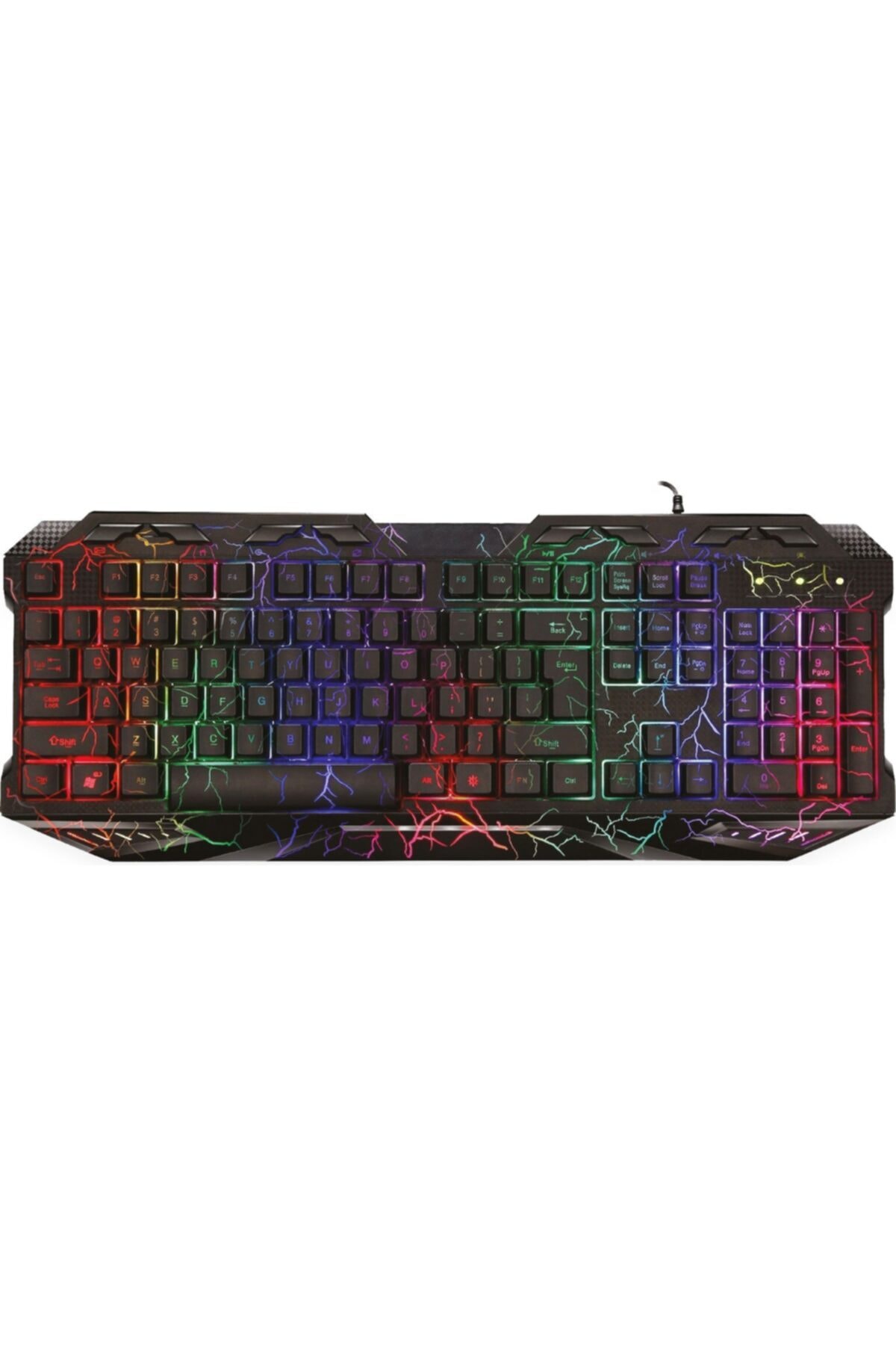 Concord Siyah C-64 Rgb Mekanik Hisli Oyuncu Klavye