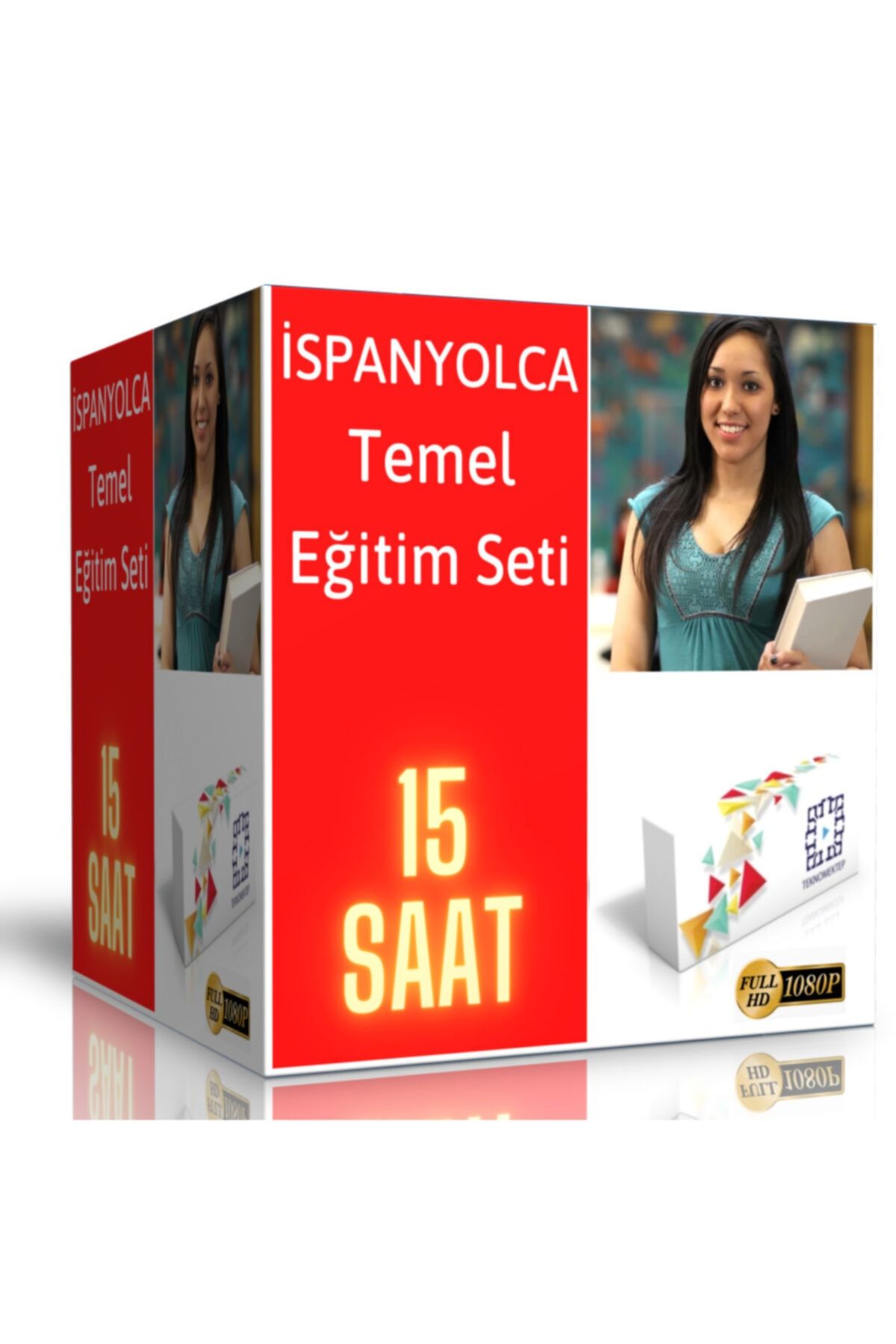 Enine Boyuna Eğitim Ispanyolca Temel Düzey Görüntülü Eğitim Seti